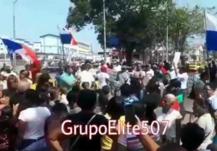 Frente Amplio Colonense retoma protesta en las calles