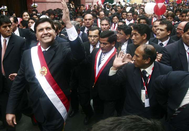 El expresidente peruano Alan García (1985-1990 y 2006-2011).