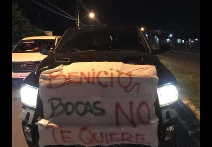 Protestas en Bocas del Toro no quieren a Benicio Robinson