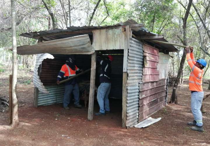 Echan a precaristas de terrenos privados en La Chorrera