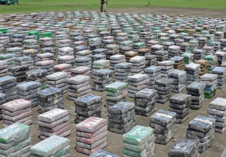 La droga venía embalada en paquetes de aproximadamente un kilo, dentro de 160 bultos. Foto: Landro Ortiz 