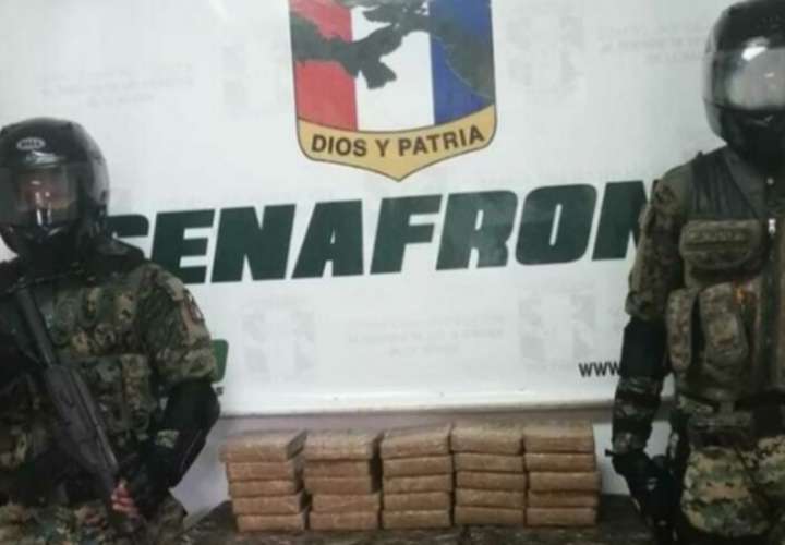 Decomisan 25 kilos de cocaína en Paso Canoas