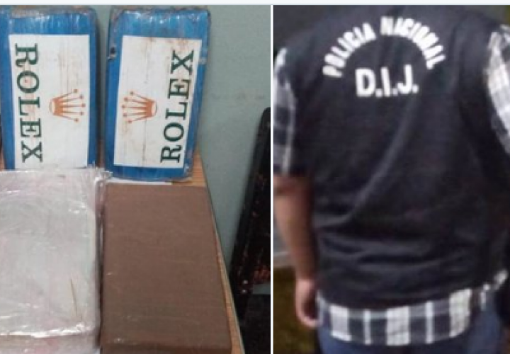 Dos aprehendidos y cuatro paquetes de droga en el Mercado de Mariscos