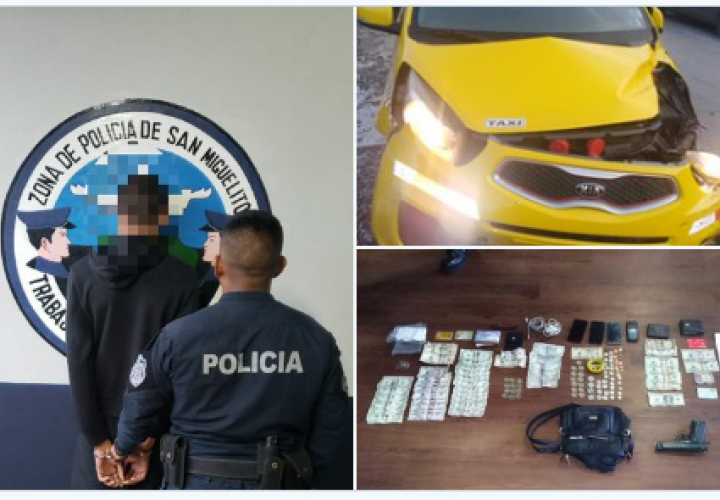 Atrapan sujetos por robos en las paradas en San Miguelito