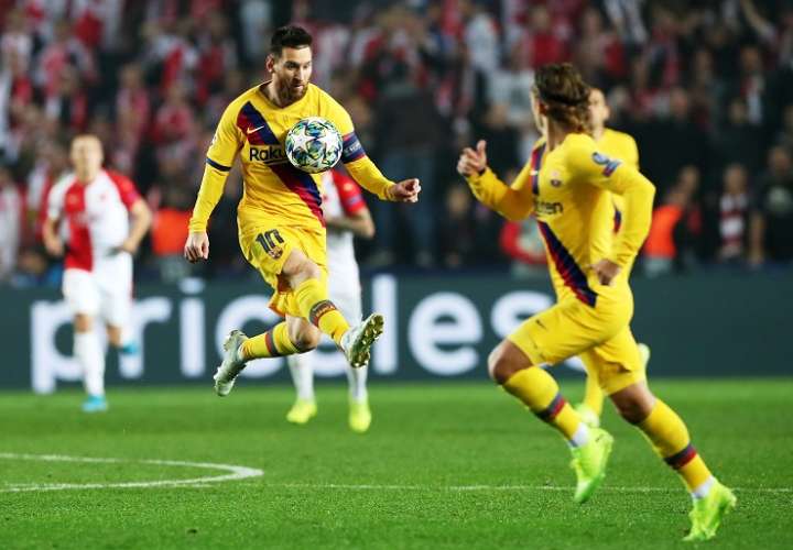 Lionel Messi marcó uno de los goles del encuentro. Foto: EFE