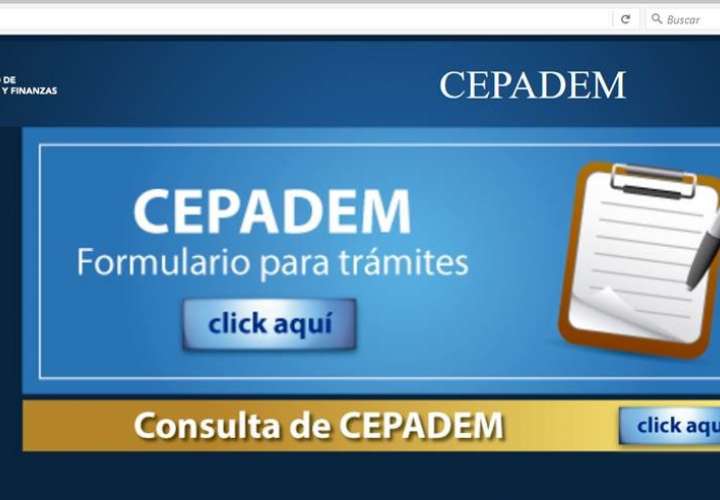 MEF anuncia mantenimiento de la web del CEPADEM