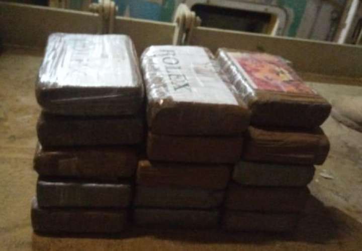Incautan 15 paquetes de droga dentro de contenedor con destino a Rusia