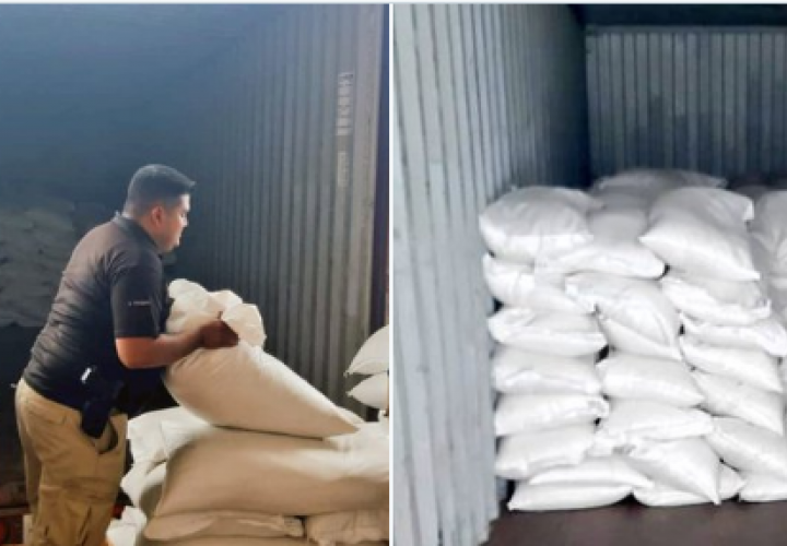 Decomisan 550 quintales de arroz de contrabando en Merca Panamá