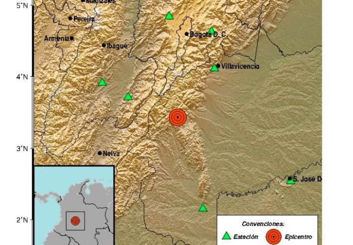 Dos sismos de magnitud 6,2 y 5,7 sacuden a Colombia en vísperas de Navidad