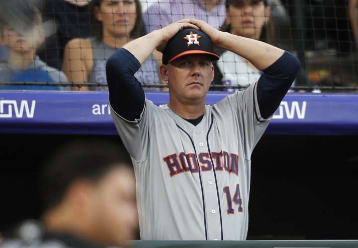  AJ Hinch, exmánager de los Astros. Foto: AP