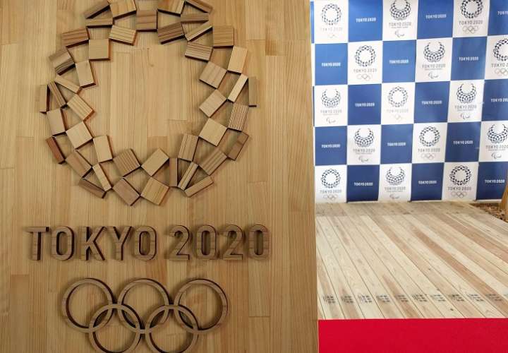 Logo de los Juegos Olímpicos de Tokio 2020. Foto: AP