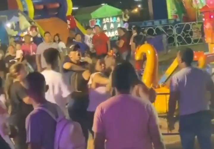 Batalla campal en la Feria de La Chorrera (Video)