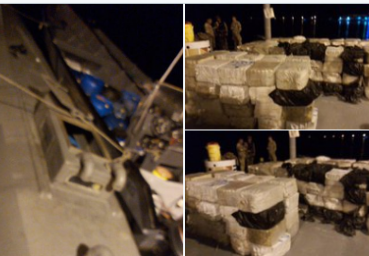 Decomisan 5 toneladas de cocaína en embarcación sumergible en Bocas [Video]