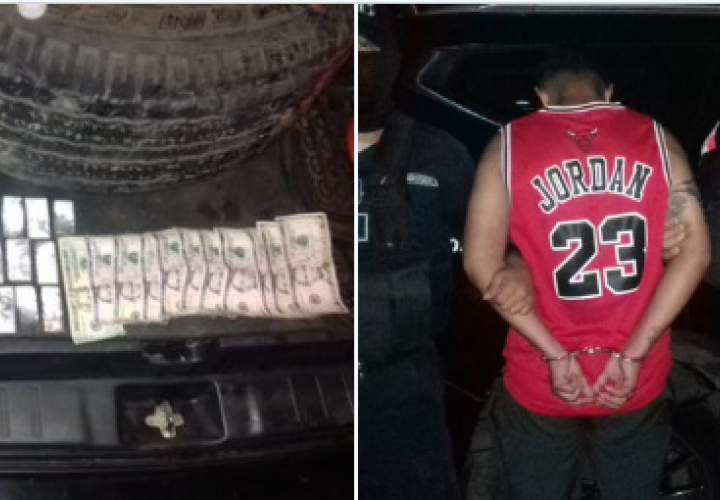 Detienen a hombre con 40 sobrecitos de cocaína y dinero en Las Paredes