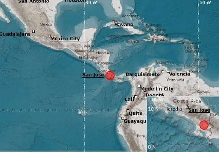 Fuerte sismo sacude Chiriquí