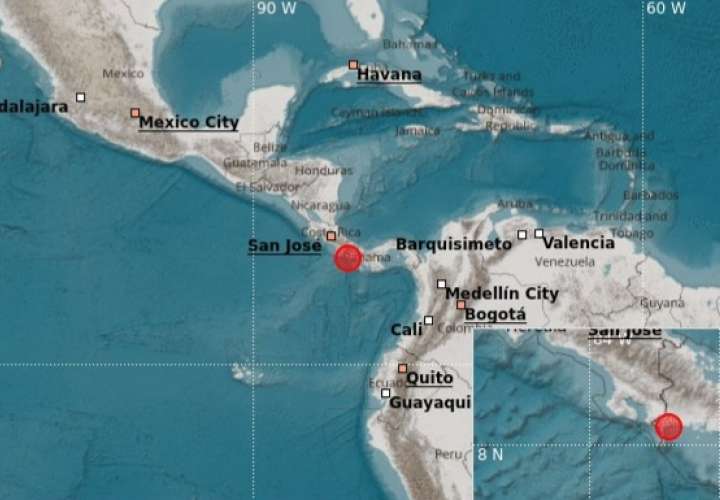 Fuerte sismo sacude Chiriquí y Bocas del Toro