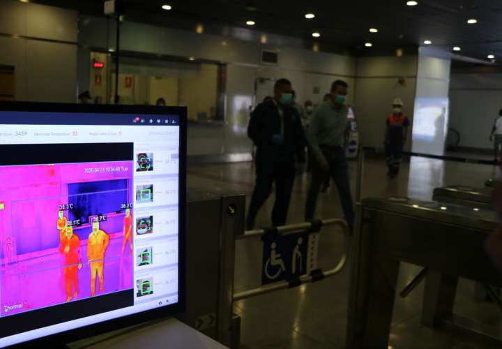 Metro de Panamá instala cámaras térmicas para detectar pasajeros con COVID-19