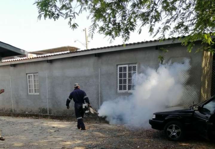 Fumigan Juan Díaz para combatir el mosquito Aedes y bajar índice de infestación