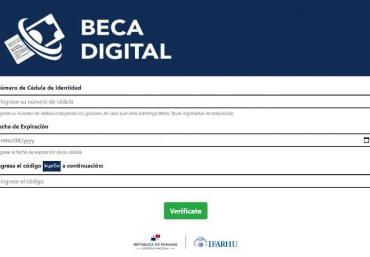 Habilitan plataforma digital para verificar pago de Beca Universal 