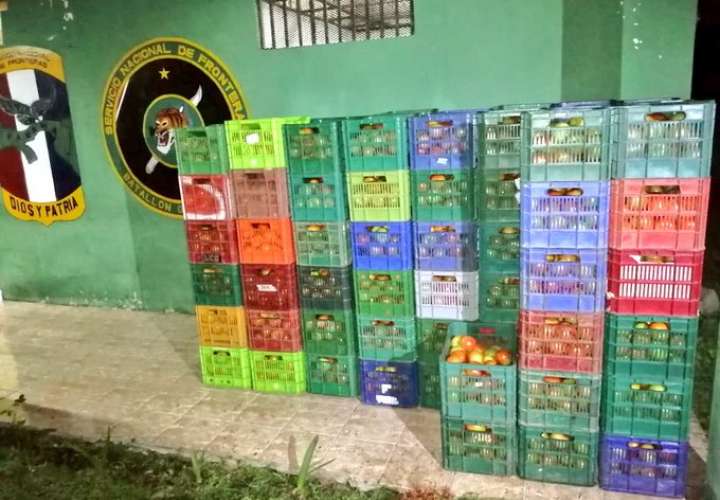 Frenan contrabando de cebollas y tomates en zona fronteriza de Chiriquí