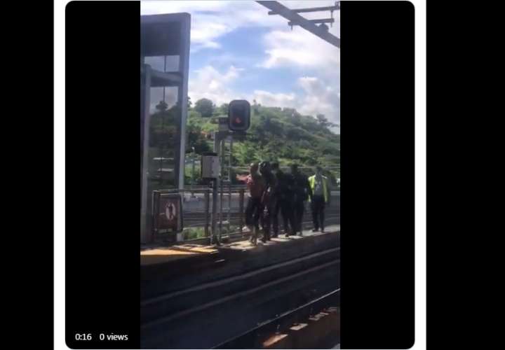 Metro suspende operaciones por hombre en la línea 1 del tren (Video) 