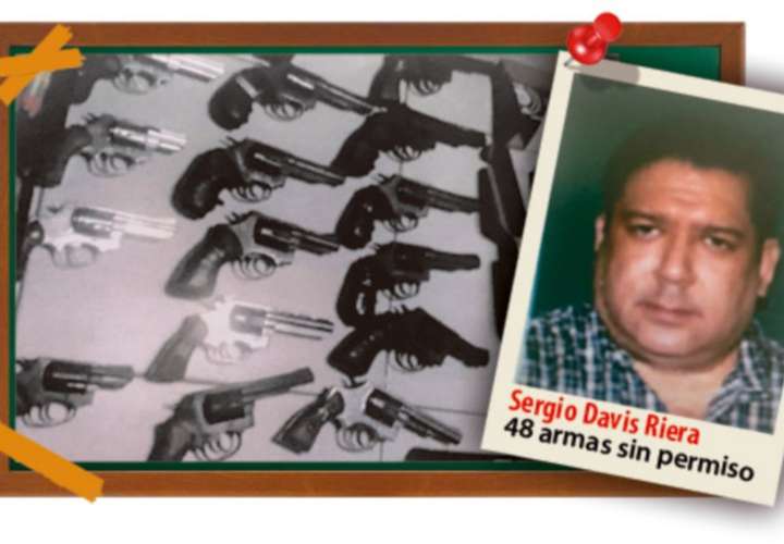 Sergio Davis en investigación por tráfico de 48 armas