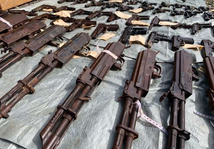 Destruyen 1,228 armas de fuego en Chiriquí