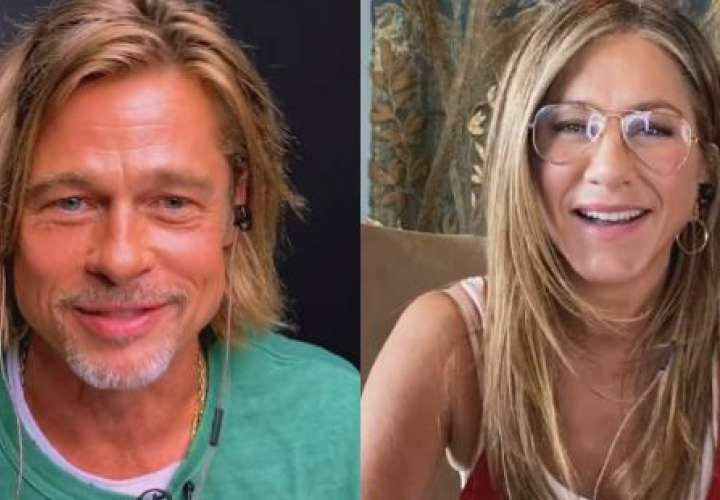 Las redes estallan con el coqueteo entre Jennifer Aniston y Brad Pitt 