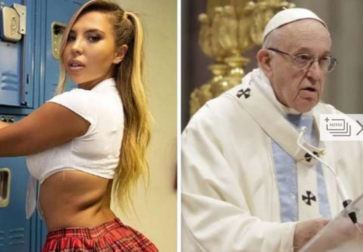 ¡Escándalo! Papa Francisco le da 'like' a foto de modelo semidesnuda ¡Panchito!