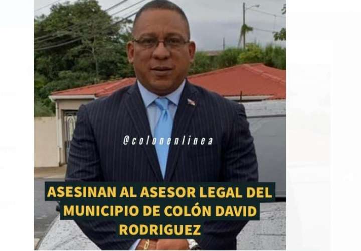 Asesinan abogado, asesor legal del Municipio de Colón 