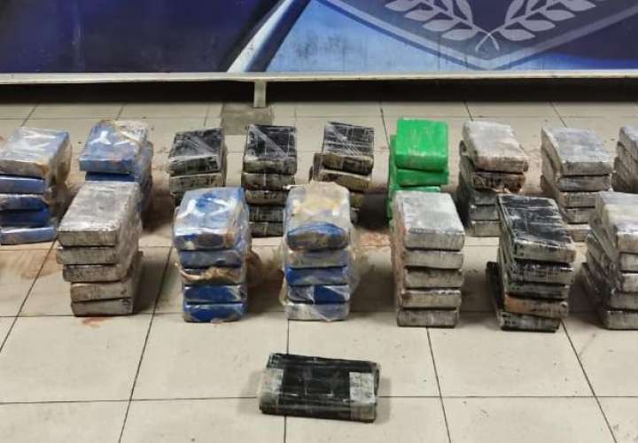 Decomisan 116 paquetes de droga en dos operaciones en Costa Arriba de Colón