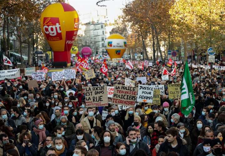  Una nueva gran protesta clama en Francia contra la polémica ley de seguridad