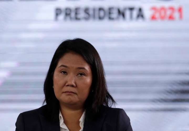 En la imagen, la candidata a la presidencia de Perú por el partido Fuerza Popular, Keiko Fujimori. EFE