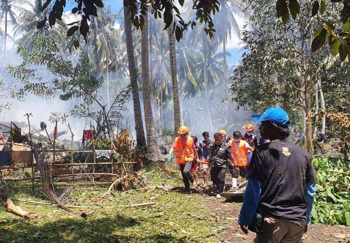 Accidente aéreo en Filipinas deja 45 muertos