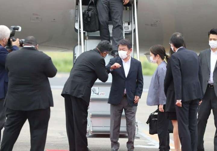 Ministro de Asuntos Exteriores de Japón llega a Panamá 