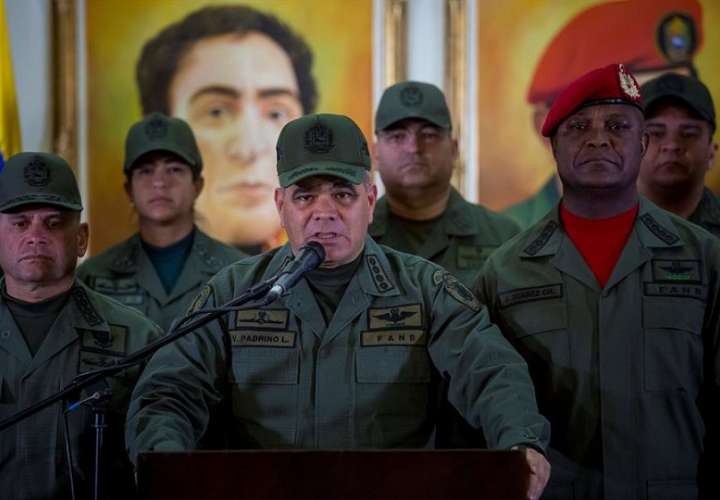 En la imagen aparece el ministro de Defensa de Venezuela, Vladimir Padrino López. EFE