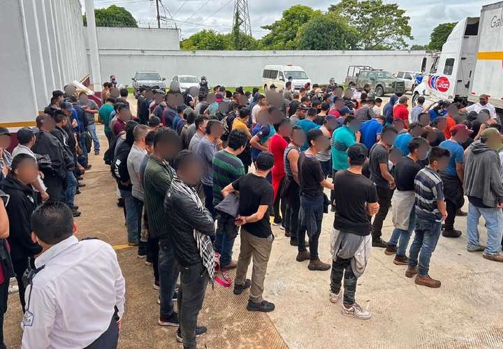 Interceptan a 334 migrantes en el estado mexicano de Veracruz