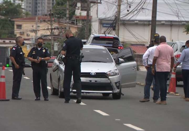 Persecución policial deja un herido en la avenida La Paz, Betania