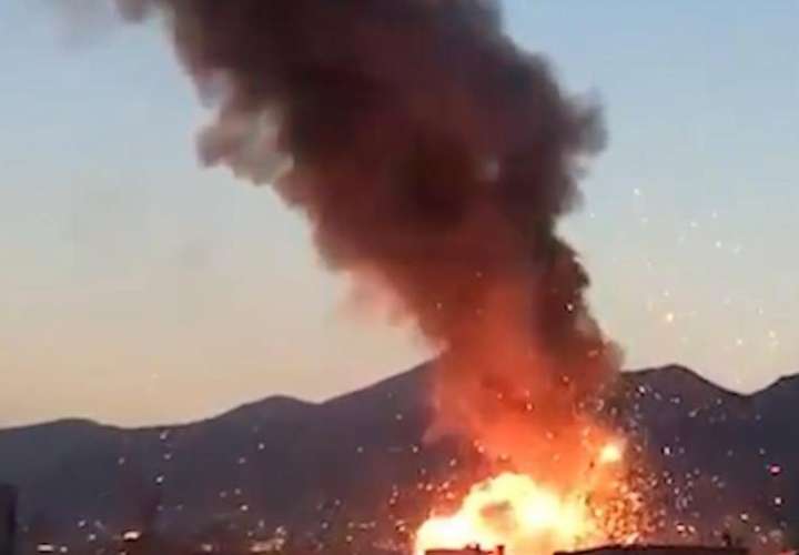 Gran explosión cerca a una central nuclear de Irán por caída de misil