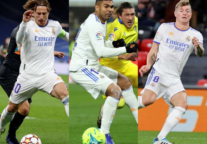 Modric, Kroos y Casemiro son la mejor media del mundo, según Ancelotti