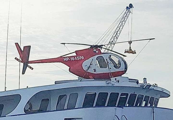 Se accidenta helicóptero en alta mar