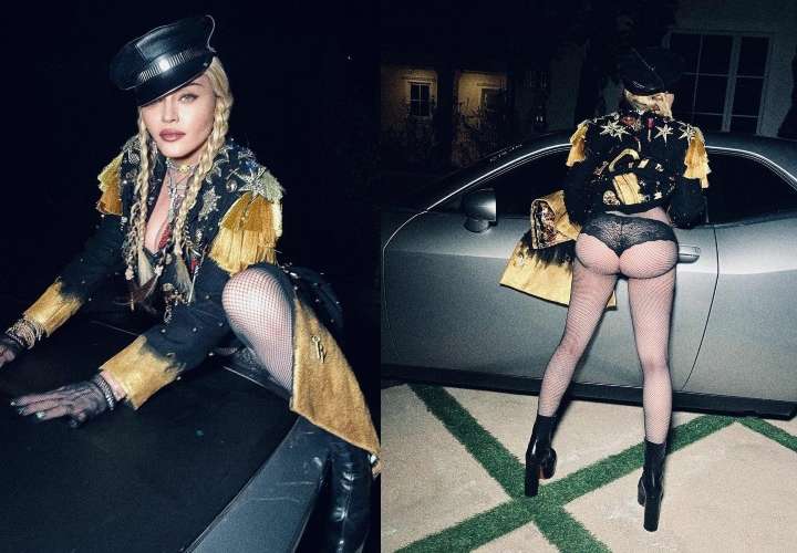 Madonna causa revuelo en redes y le dicen que su trasero es de hormiga