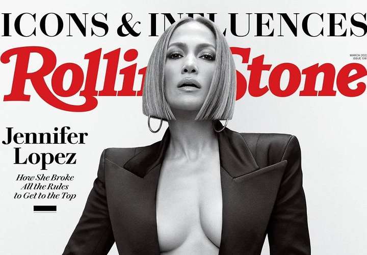 JLo estremece las redes con su escote de infarto en la revista Rolling Stone