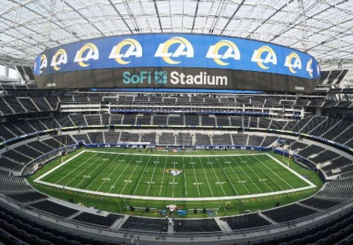 SoFi Stadium, sede del Súper Bowl 2022 que disputarán Los Angeles Rams y los Cincinnati Bengals este domingo.