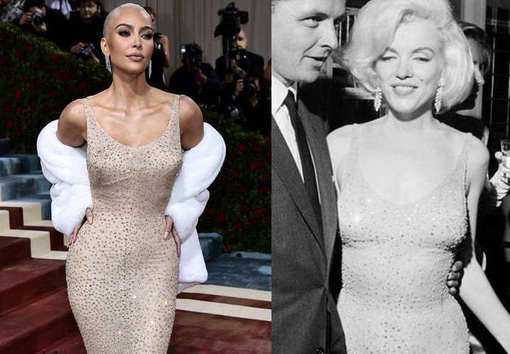  Kim no dañó el vestido de Marilyn, según la firma que se lo prestó
