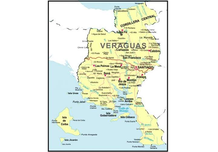 La propiedad está ubicada en Arrimadero, corregimiento de Río Grande, distrito de Soná, en Veraguas