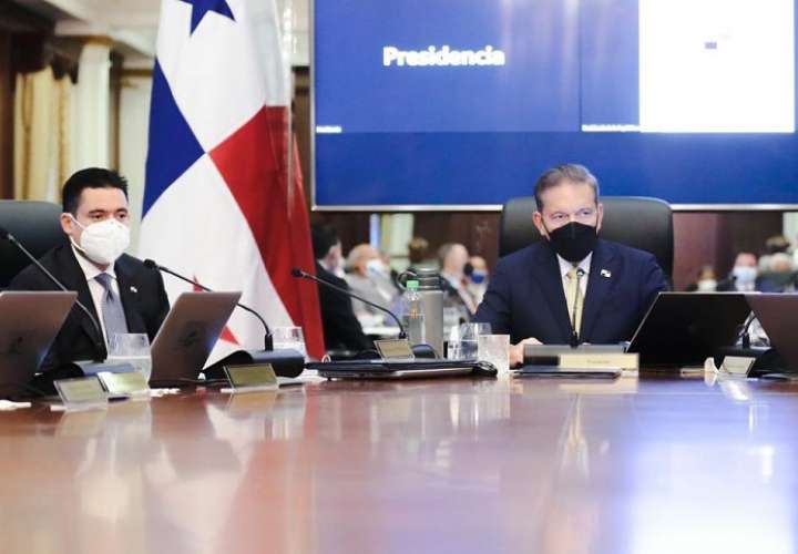 El Consejo de Gabinete, que se reunió este martes, fue encabezado por el presidente de la República, Laurentino Cortizo.
