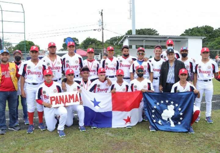 El equipo de Panamá B, representado por las Pequeñas Ligas 20-30 de Santiago de Veraguas. Foto: Pandeportes