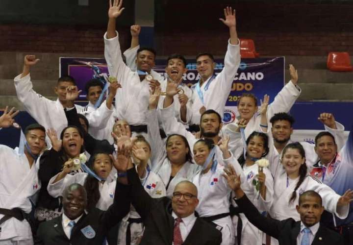 La delegación de Panamá que participó en el Campeonato Centroamericano de Judo. Foto: Cortesía