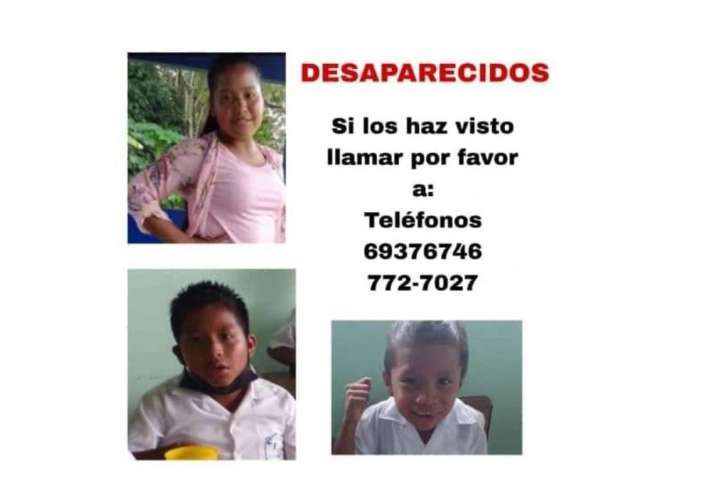 Hallan en Los Santos a 3 hermanitos desaparecidos en Alanje